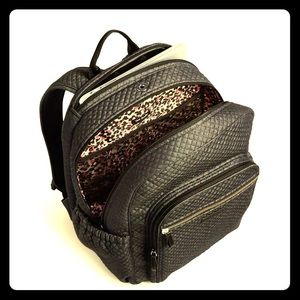 Vera Bradley Iconic Campus Backpack in Denim Navy